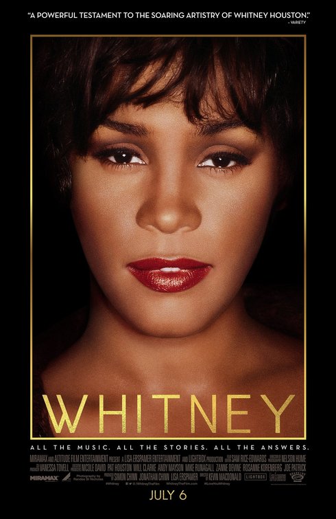Whitney (2018) original theatrical movie poster - Final