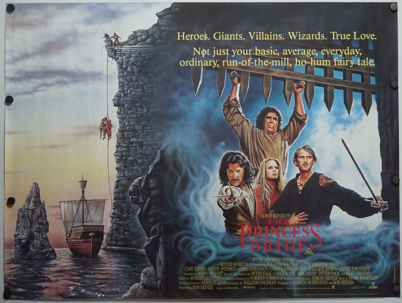 The Princess Bride (1987) original theatrical movie poster - Final