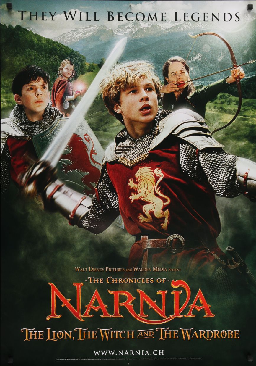 The Chronicles of Narnia: The Lion, the Witch and the Wardrobe (2005) original theatrical movie poster - Advance Style B