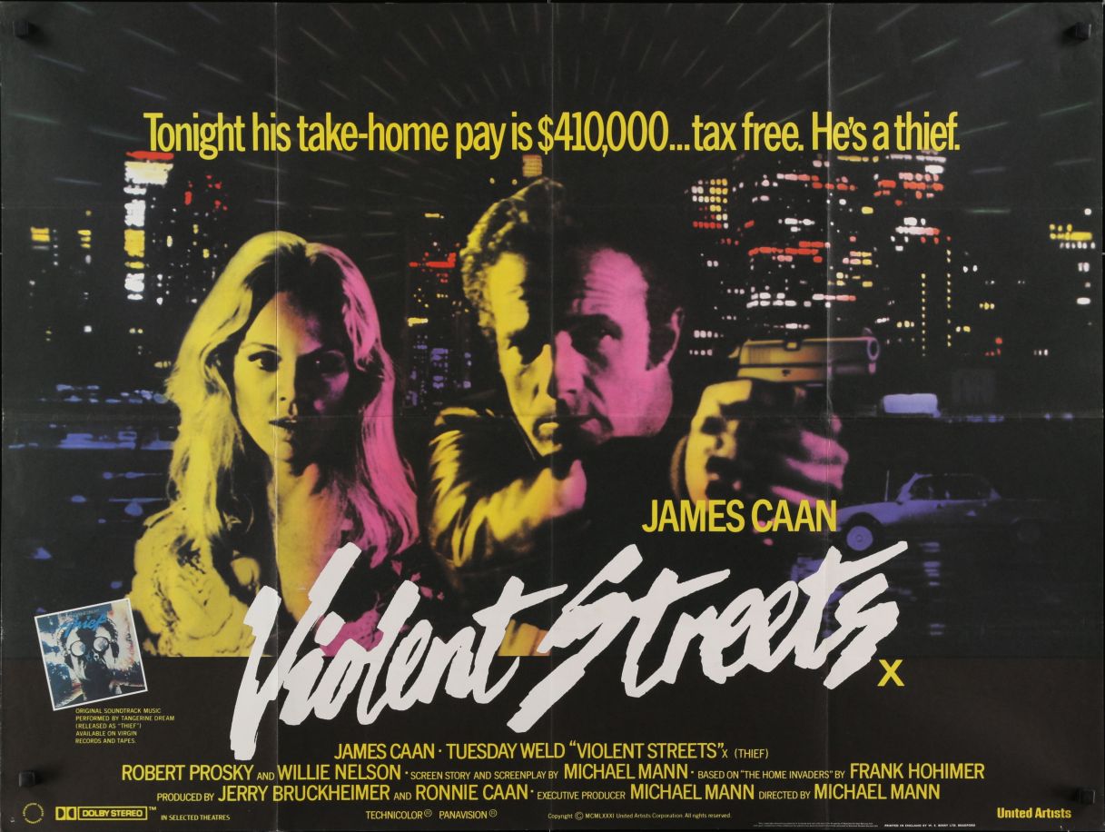 Thief (1981) original theatrical movie poster - Final