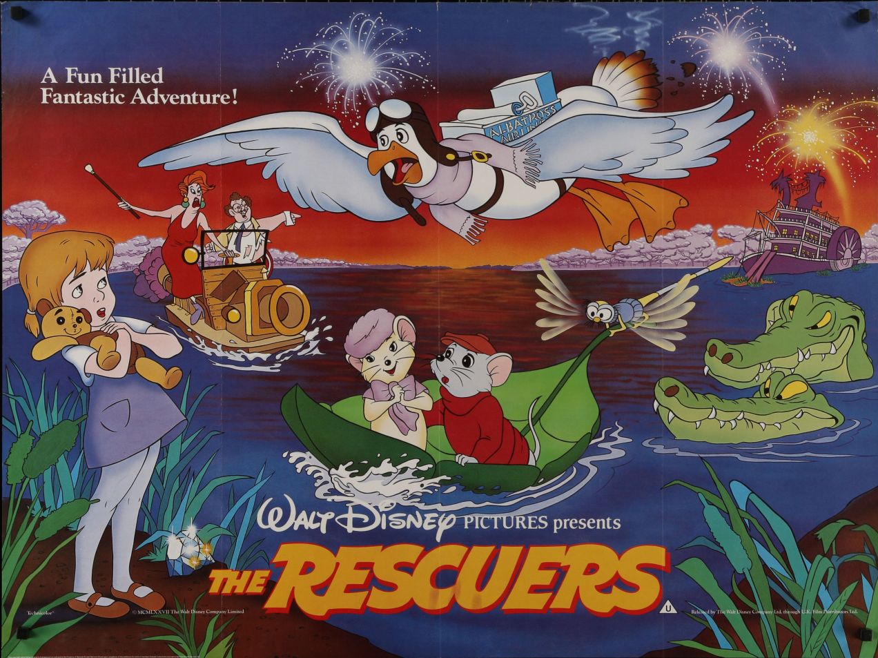 The Rescuers (1983) original theatrical movie poster - Final