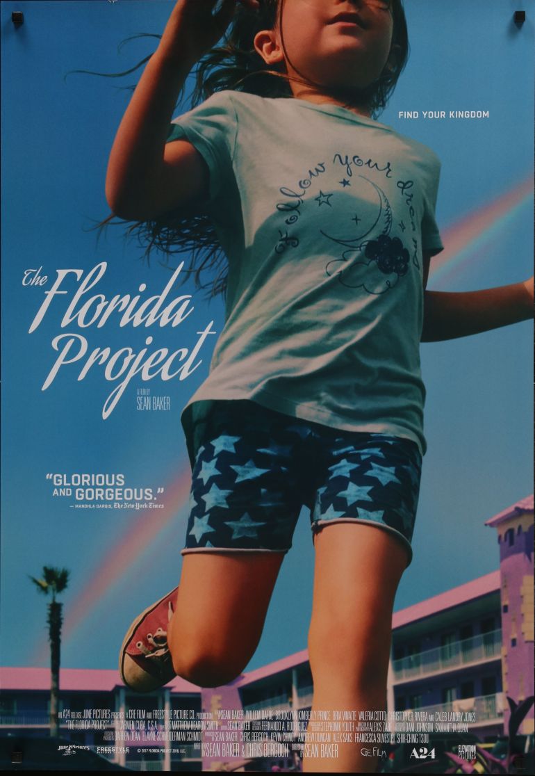 The Florida Project (2017) original theatrical movie poster - Final