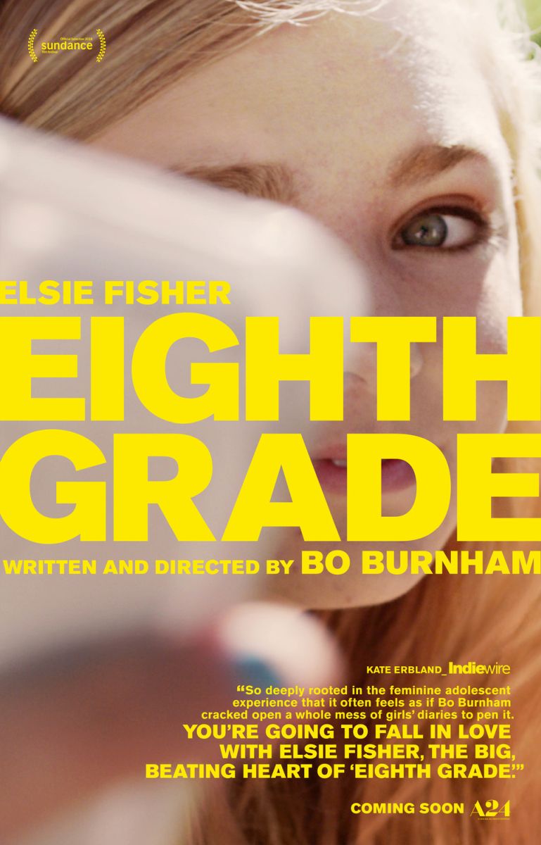 Eighth Grade (2018) original theatrical movie poster - Final