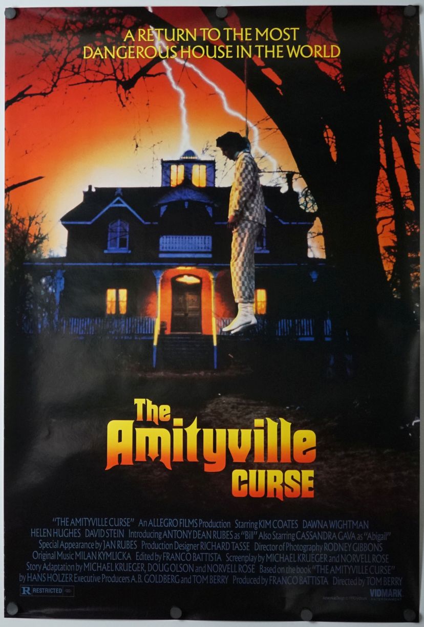 The Amityville Curse (1990) original theatrical movie poster - Final