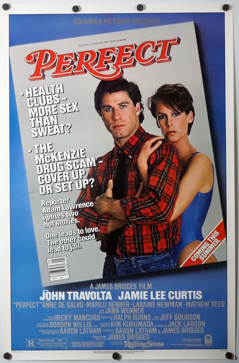 Perfect (1985) original theatrical movie poster - Advance