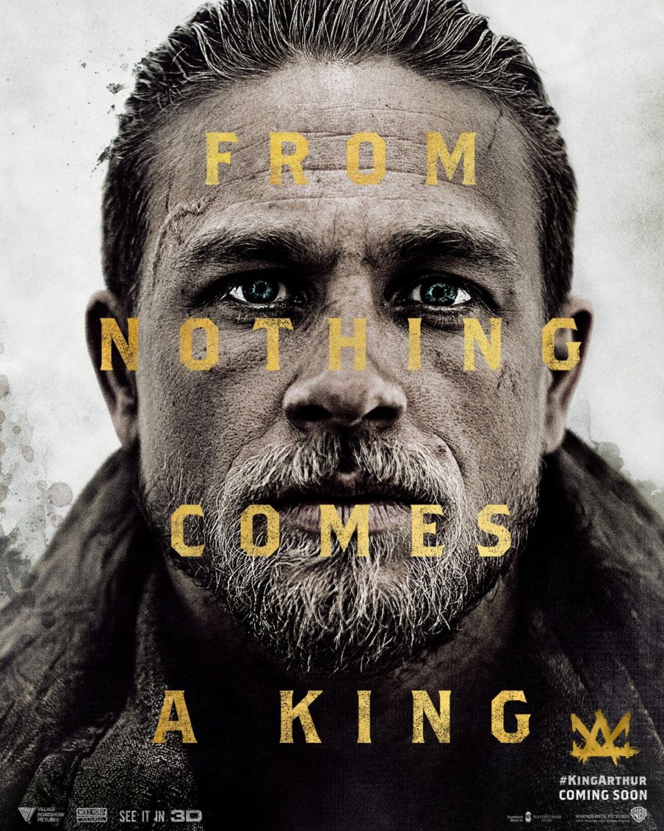 King Arthur: Legend of the Sword (2017) original theatrical movie poster - Advance