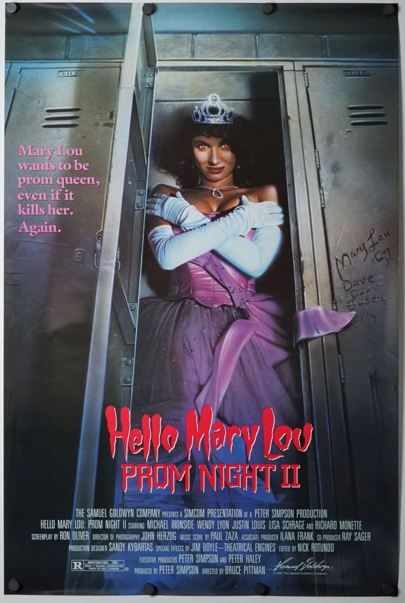Prom Night II (1987) original theatrical movie poster - Final