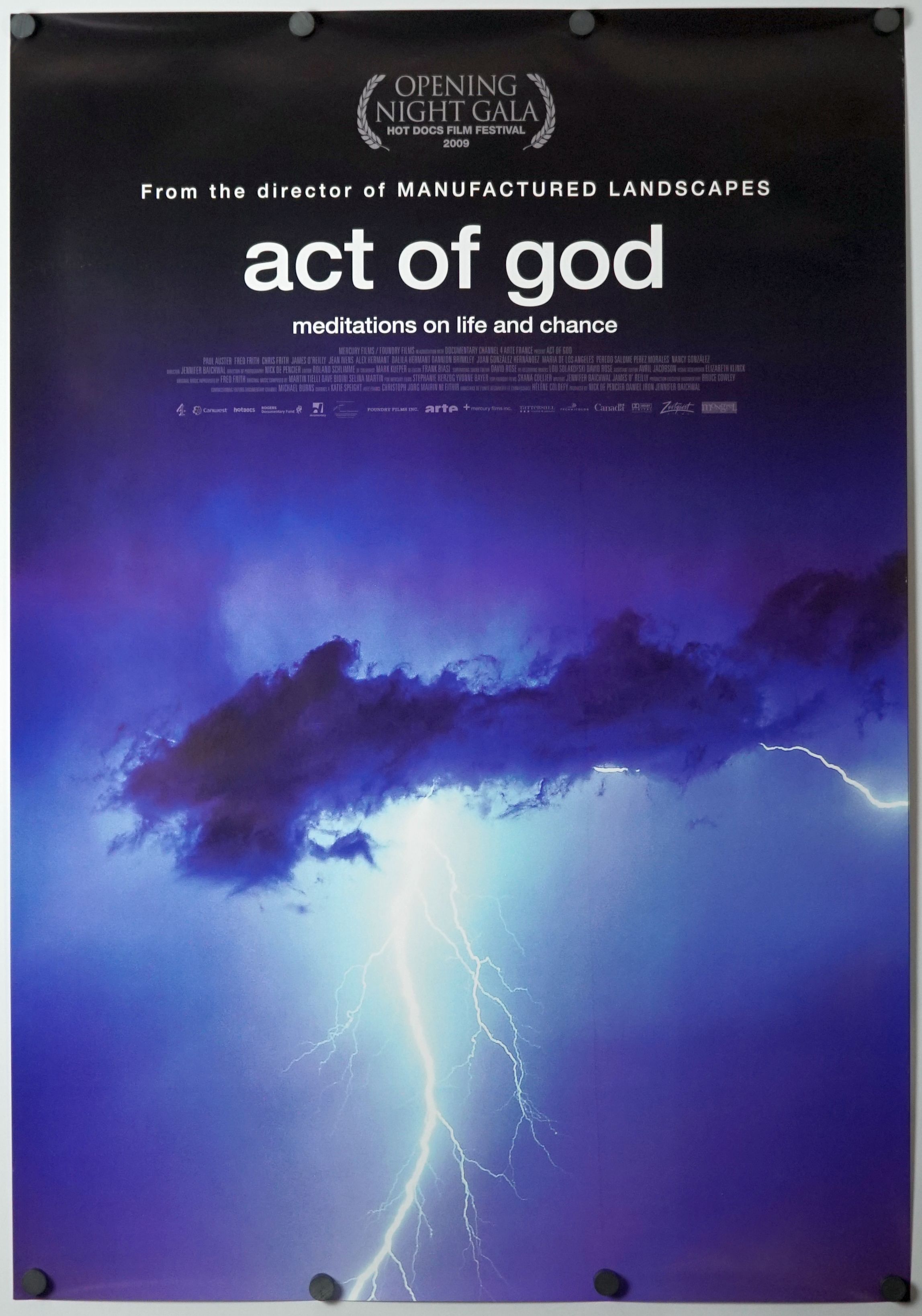 Act of God (2009) original theatrical movie poster - Final