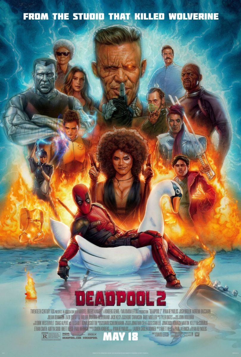 The Untitled Deadpool Sequel (2018) original theatrical movie poster - Style E
