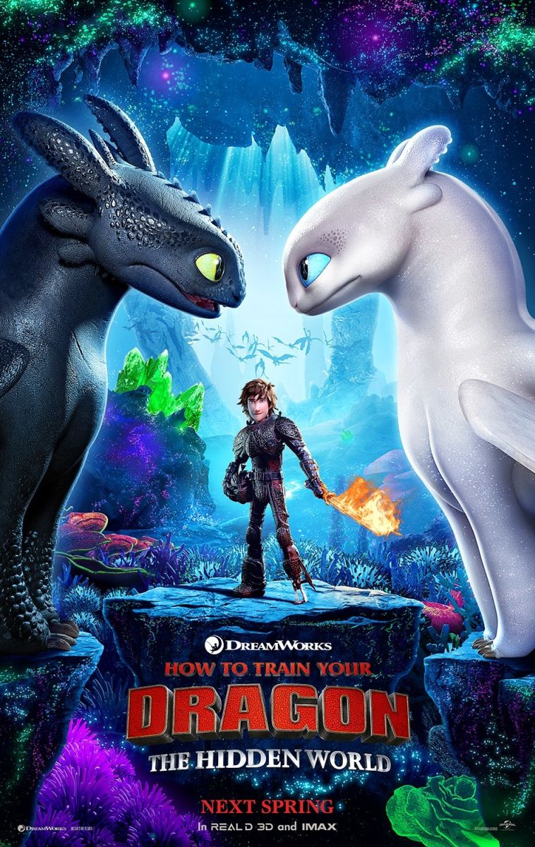 How to Train Your Dragon 3 (2019) original theatrical movie poster - Advance