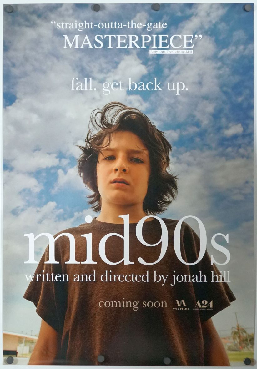 Mid90s (2018) original theatrical movie poster - Advance