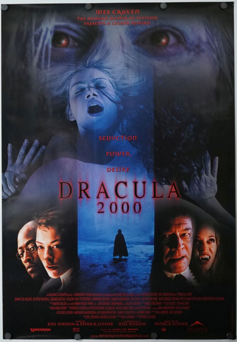 Dracula 2000 (2000) original theatrical movie poster - Final