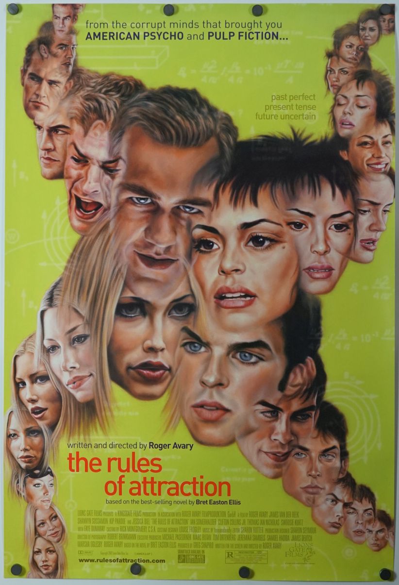 The Rules of Attraction (2002) original theatrical movie poster - Final