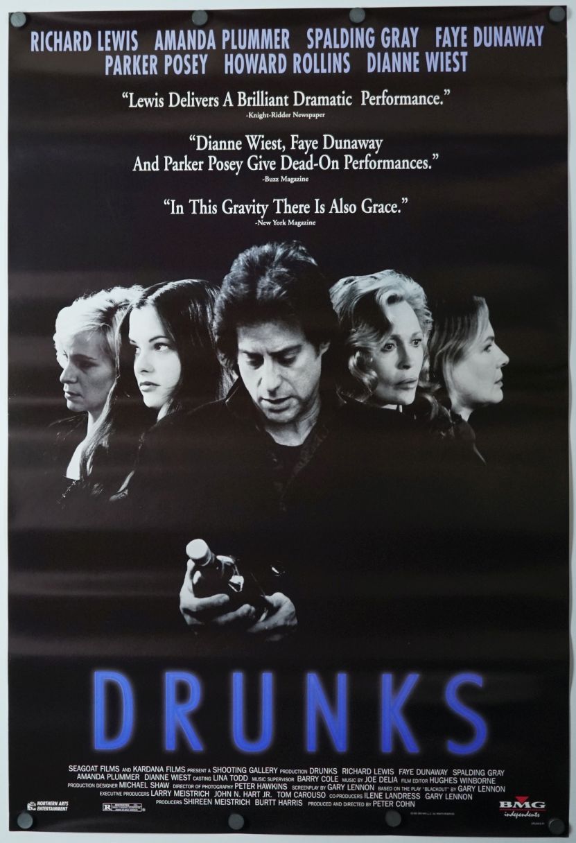 Drunks (1997) original theatrical movie poster - Final