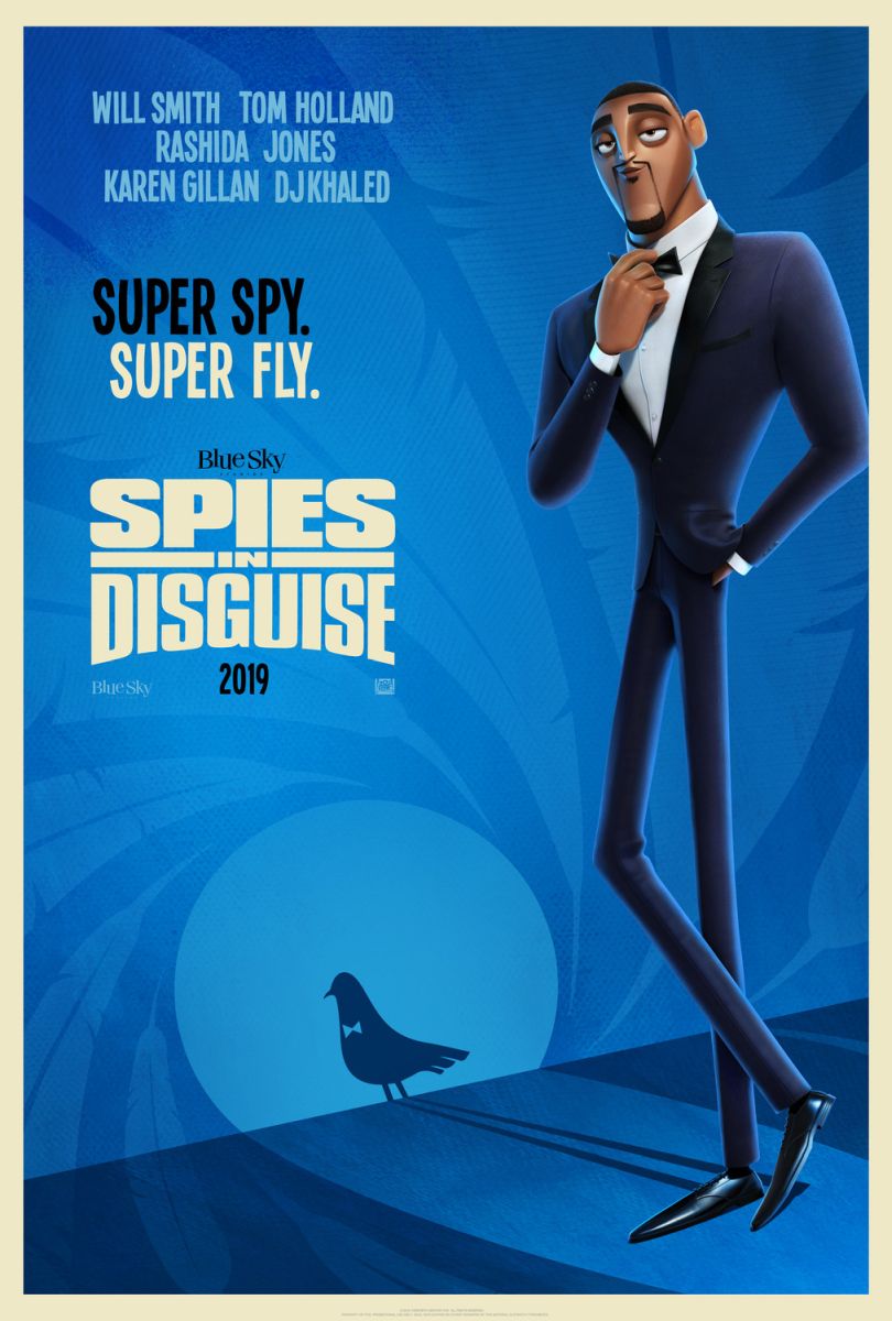 Spies in Disguise (2019) original theatrical movie poster - Advance