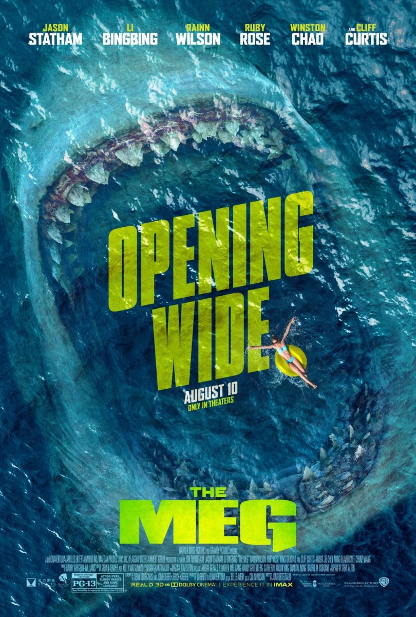 The Meg (2018) original theatrical movie poster - Final