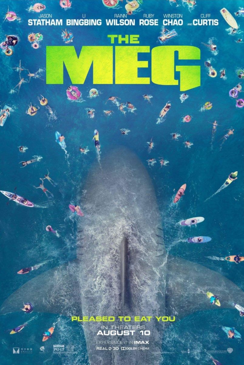 The Meg (2018) original theatrical movie poster - Advance