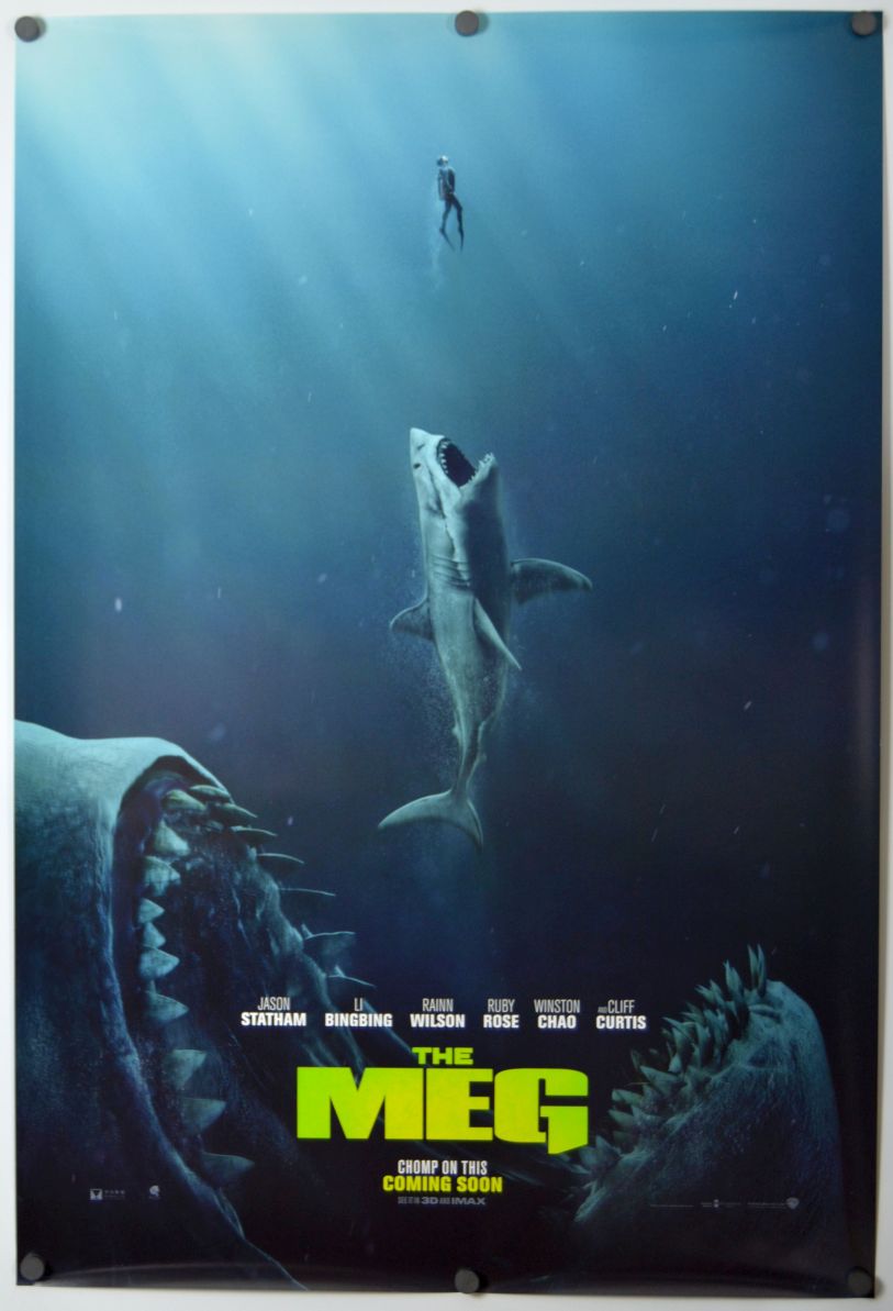 The Meg (2018) original theatrical movie poster - International