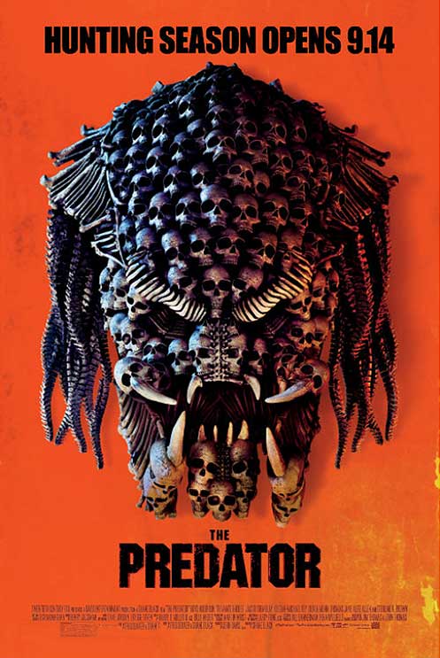 The Predator (2018) original theatrical movie poster - Style C
