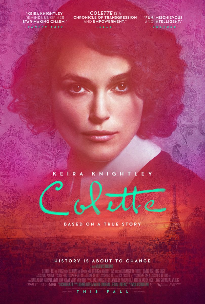 Colette (2018) original theatrical movie poster - Final