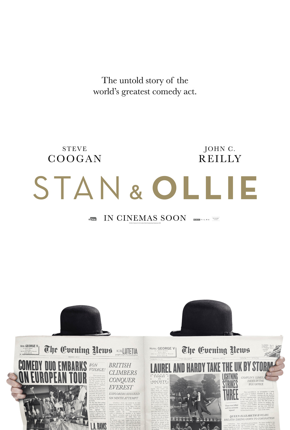 Stan & Ollie (2018) original theatrical movie poster - Advance