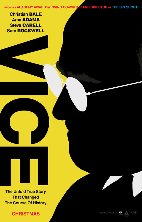 Vice (2018) original theatrical movie poster - Advance