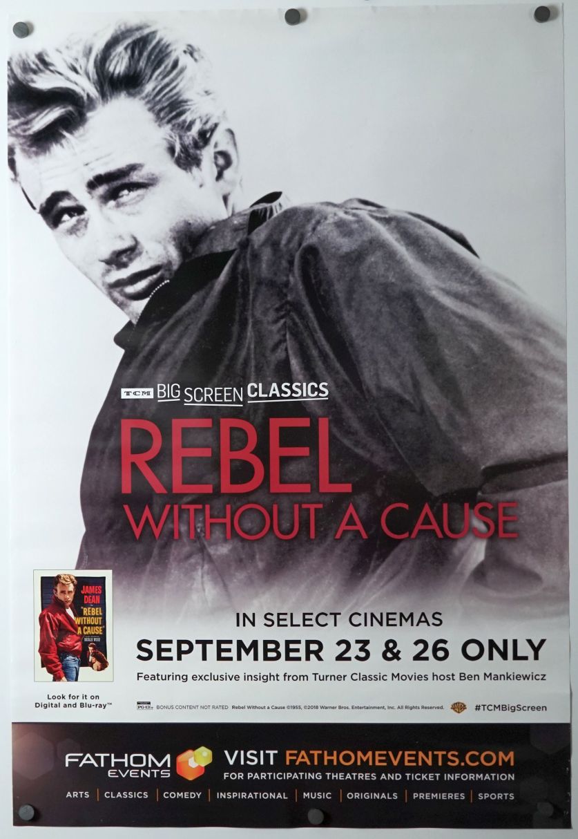 Rebel Without a Cause (2018) original theatrical movie poster - Re-Release