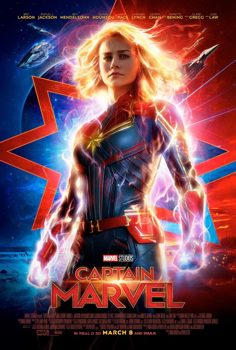 Captain Marvel (2019) original theatrical movie poster - Final
