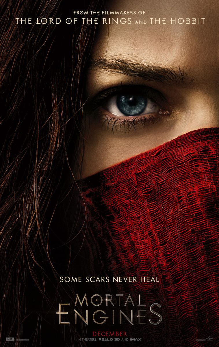Mortal Engines (2018) original theatrical movie poster - Advance