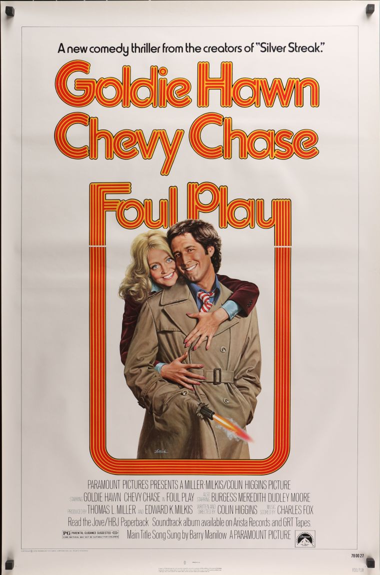 Foul Play (1978) original theatrical movie poster - Final