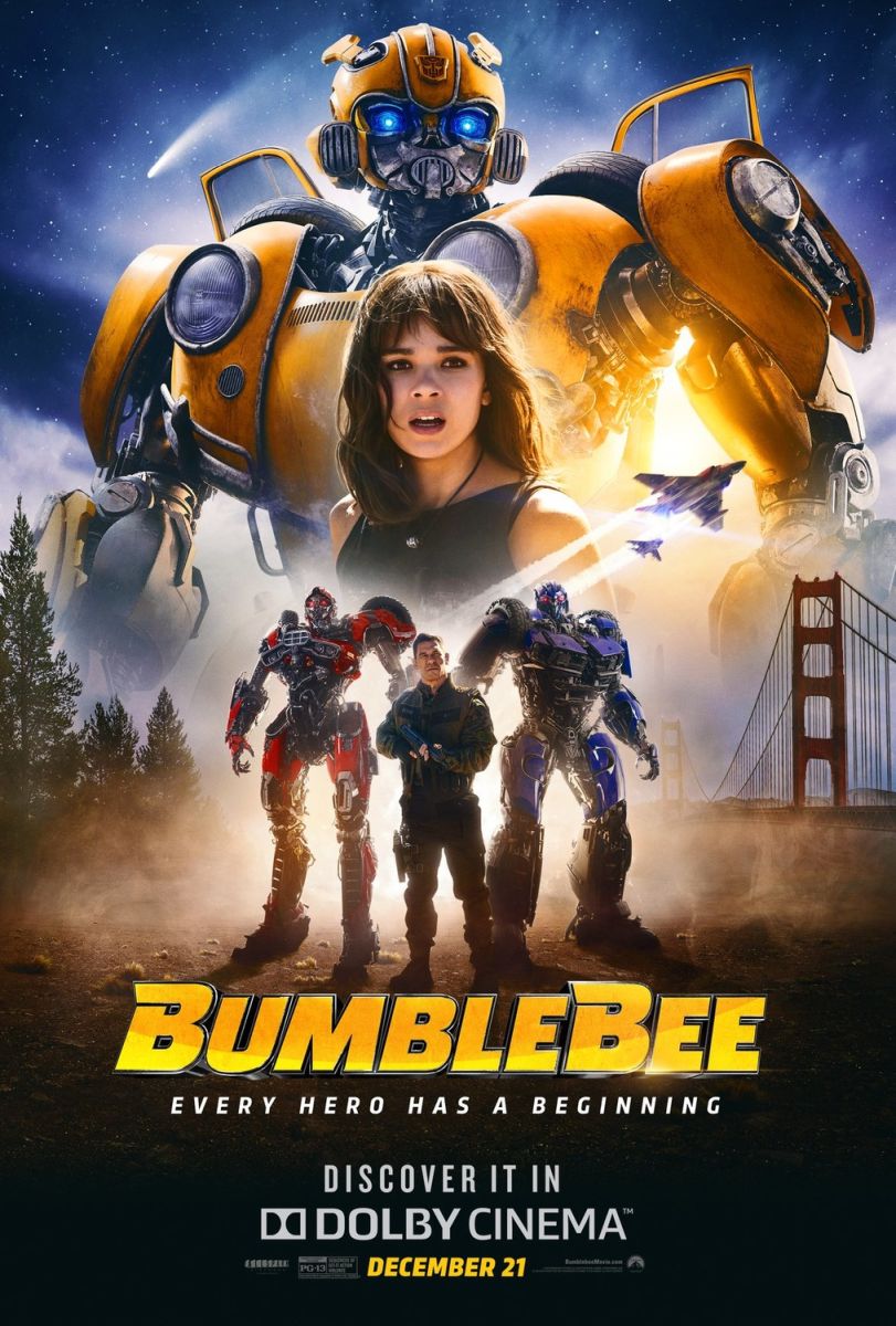 Bumblebee (2018) original theatrical movie poster - Dolby