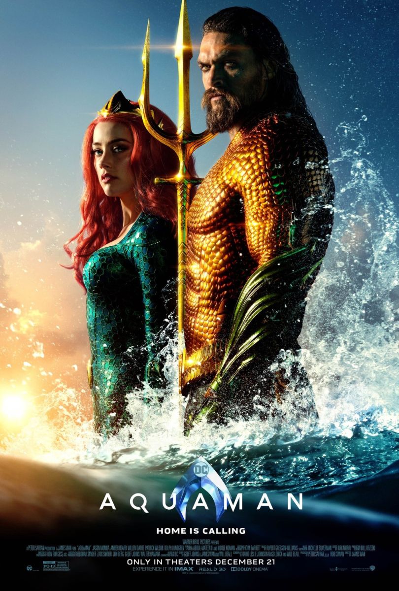Aquaman (2018) original theatrical movie poster - Style C