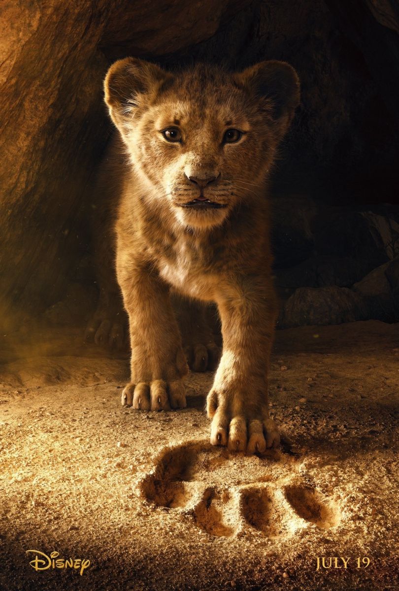 The Lion King (2019) original theatrical movie poster - Advance