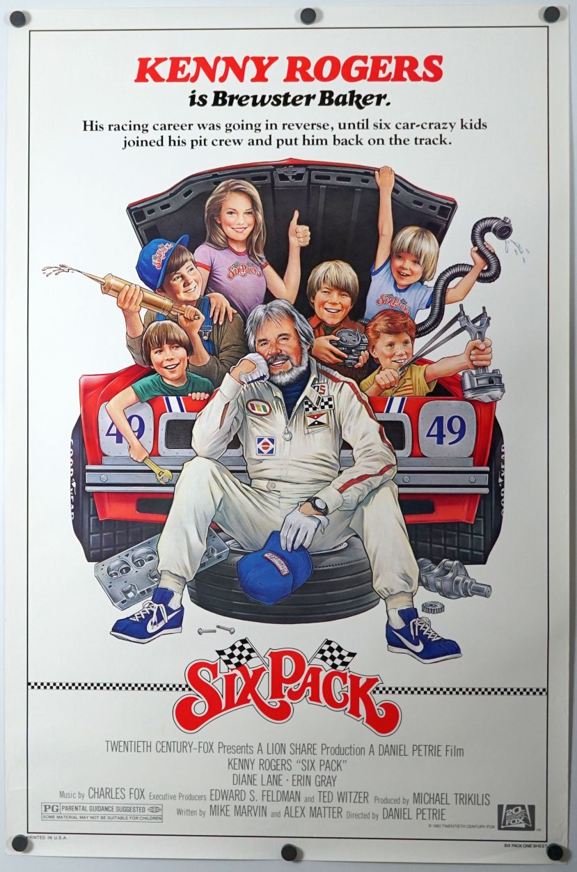 Six Pack (1982) original theatrical movie poster - Final