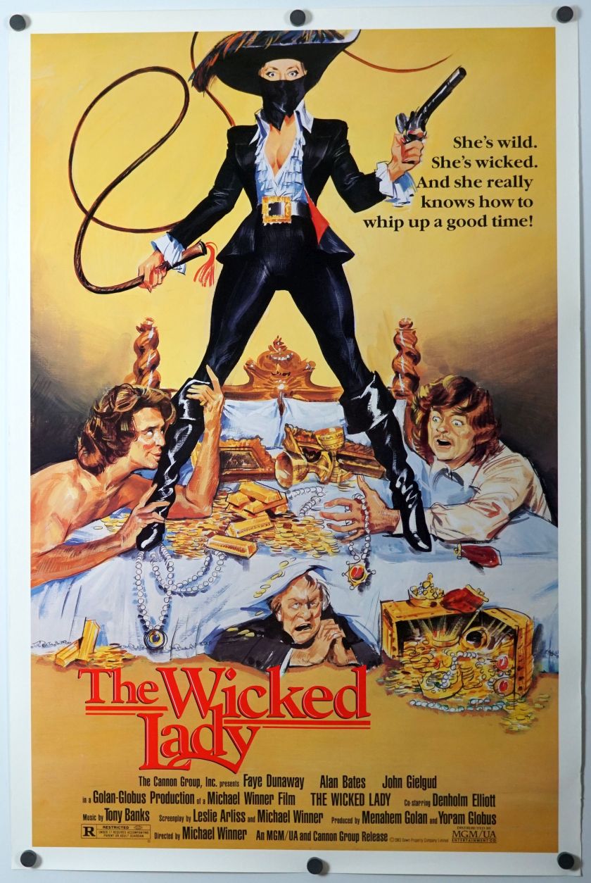 The Wicked Lady (1983) original theatrical movie poster - Final