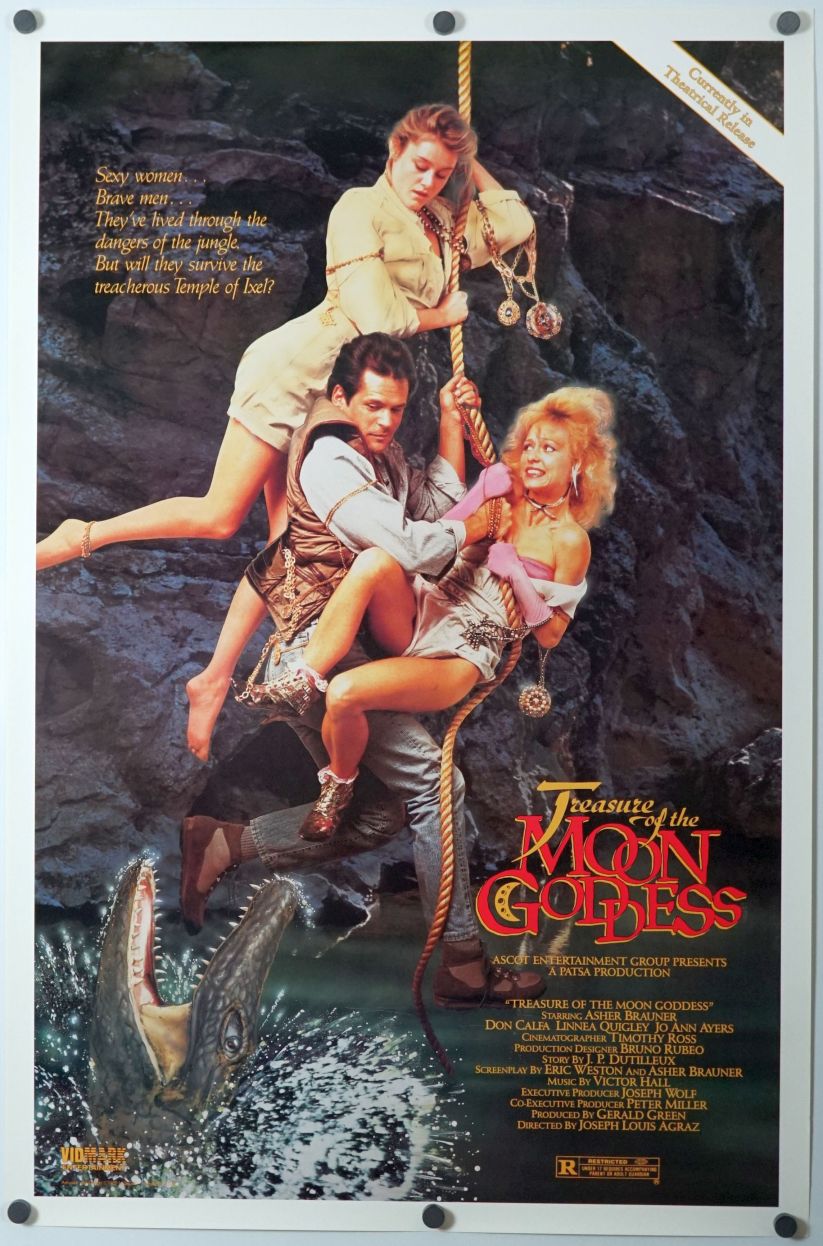 Treasure of the Moon Goddess (1987) original theatrical movie poster - Final