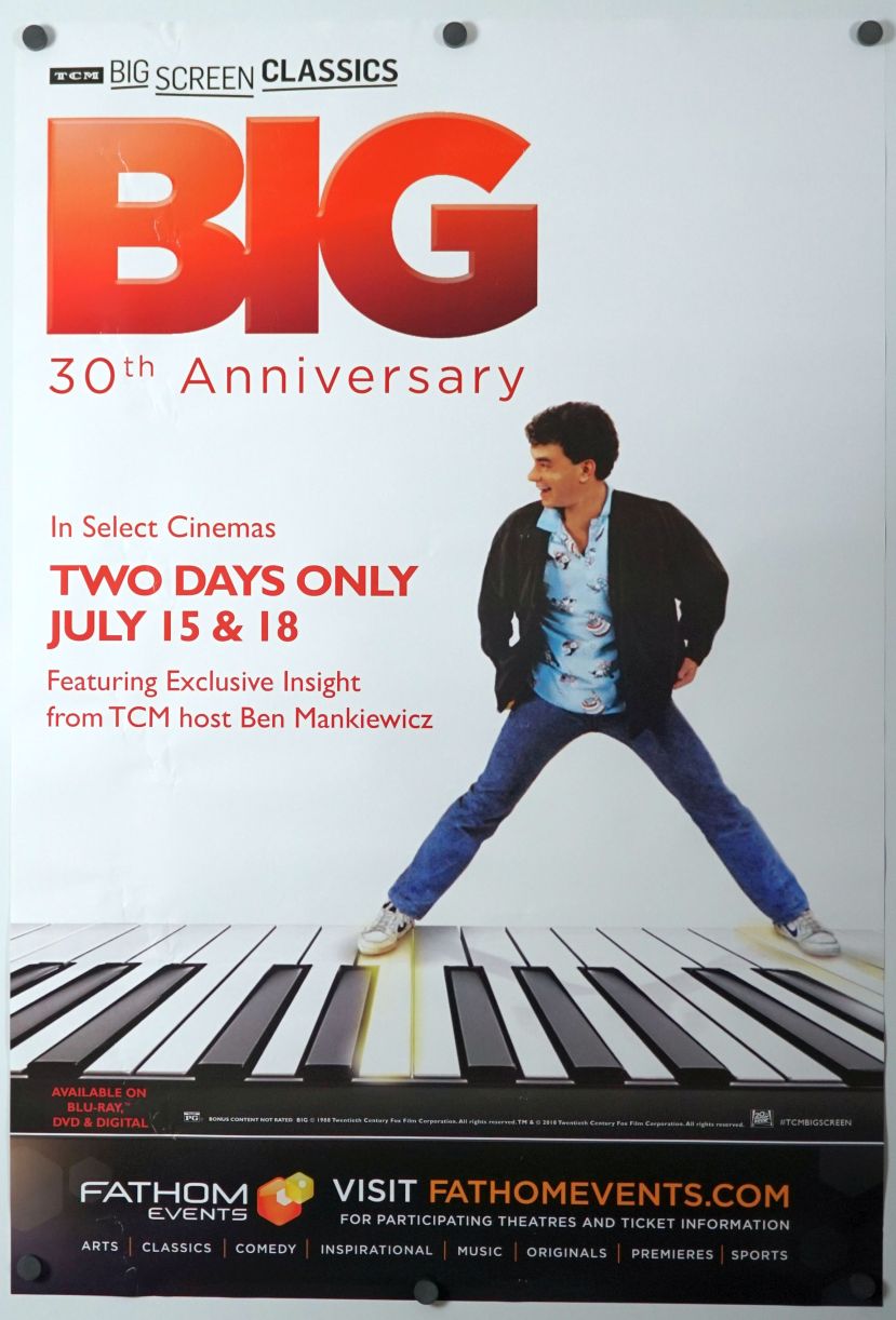Big (2018) original theatrical movie poster - Re-Release