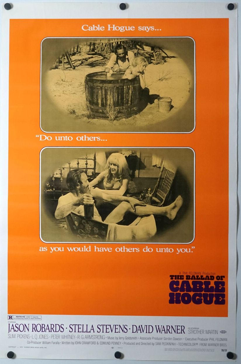 The Ballad of Cable Hogue (1970) original theatrical movie poster - Final