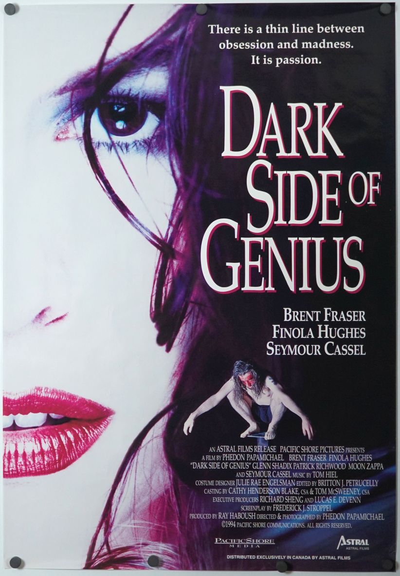 Dark Side of Genius (1994) original theatrical movie poster - Final