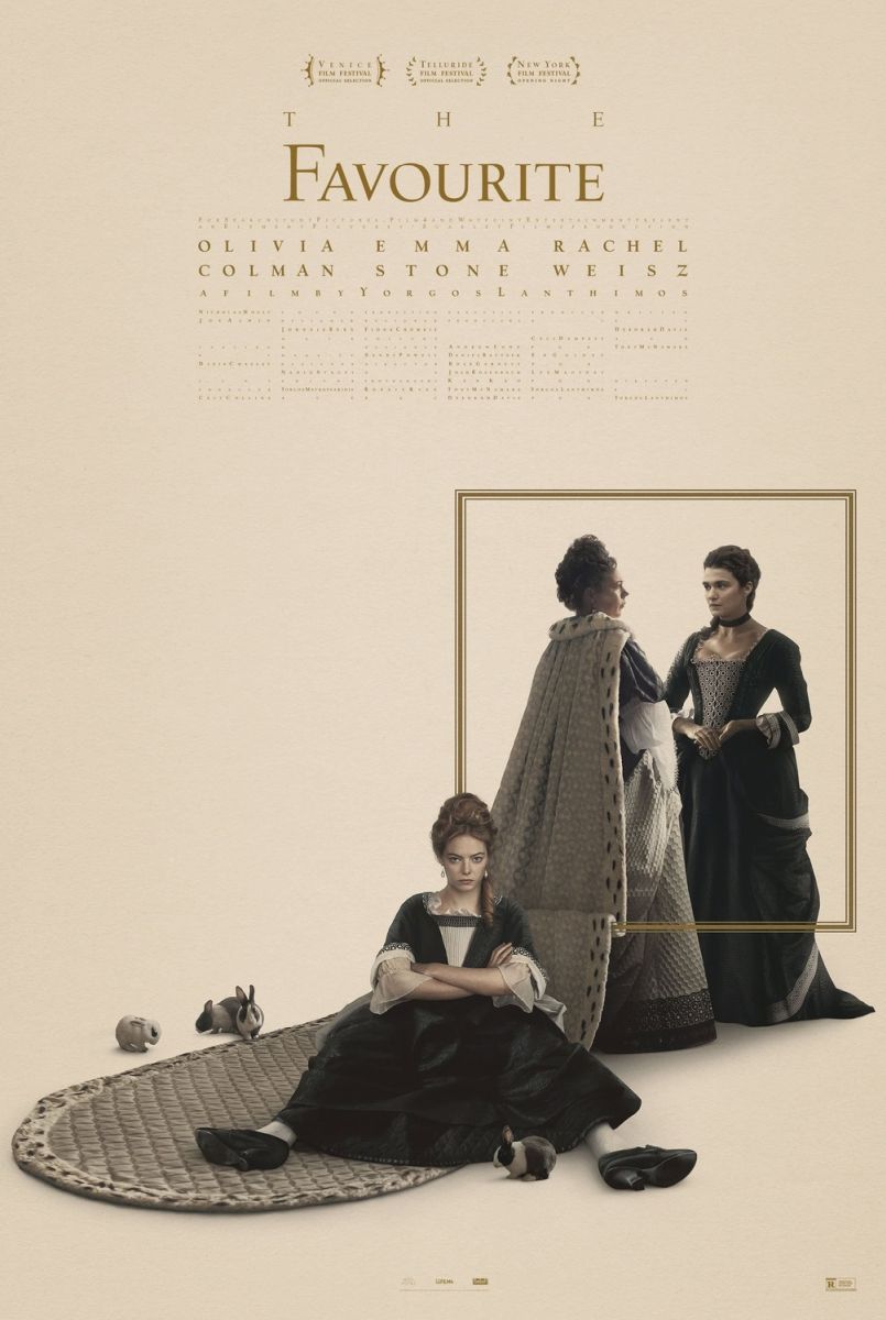 The Favourite (2018) original theatrical movie poster - Style A