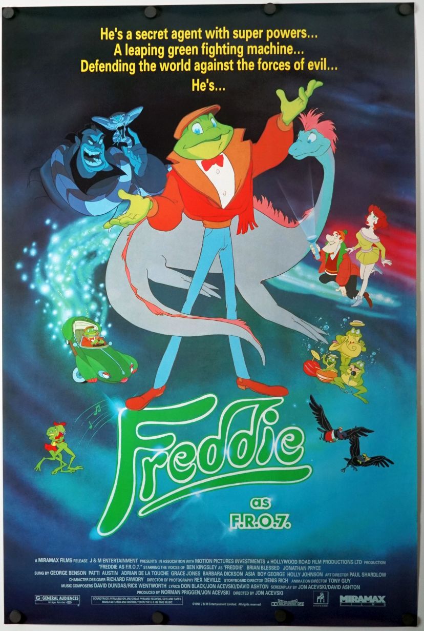 Freddie as F.R.O.7. (1992) original theatrical movie poster - Final