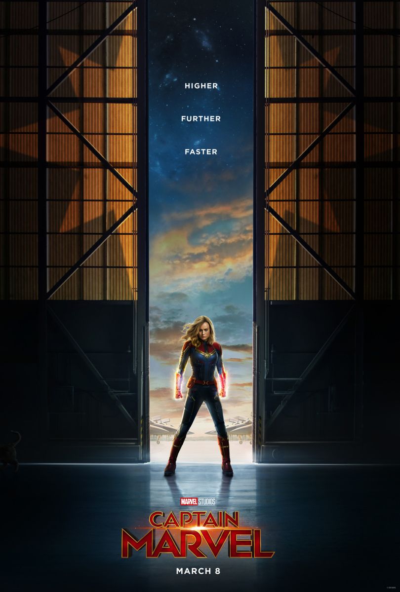 Captain Marvel (2019) original theatrical movie poster - Advance