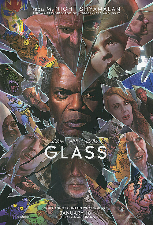 Glass (2019) original theatrical movie poster - Final
