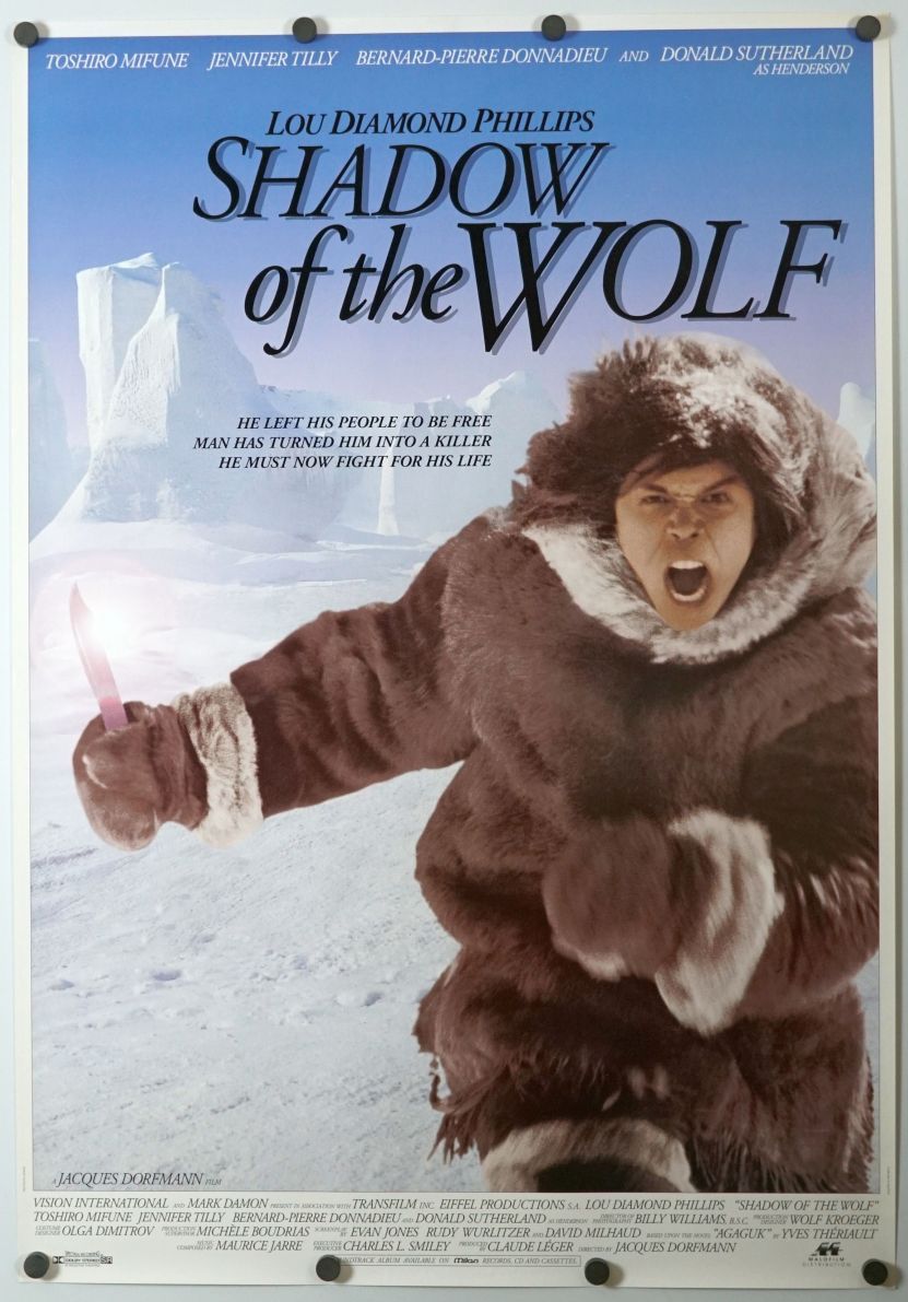 Shadow of the Wolf (1993) original theatrical movie poster - Final