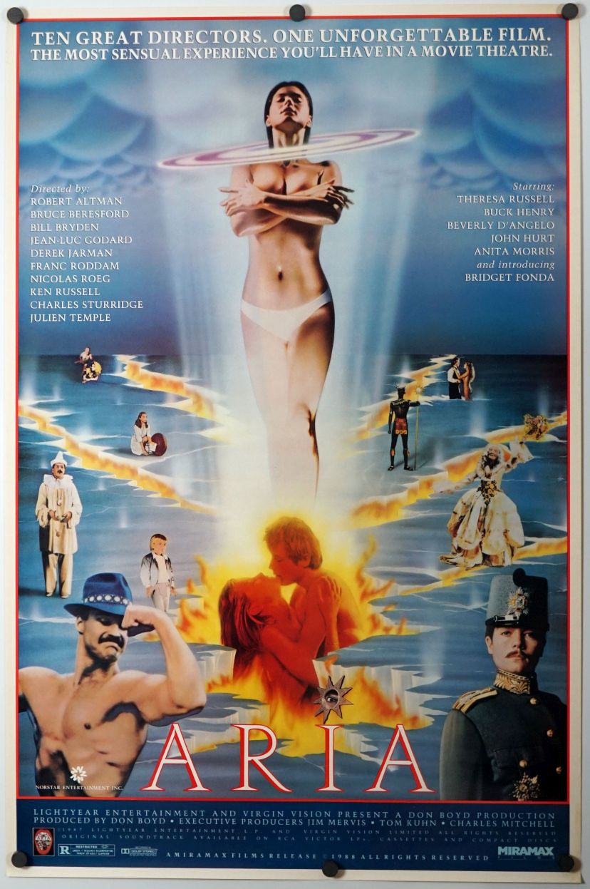 Aria (1988) original theatrical movie poster - Final