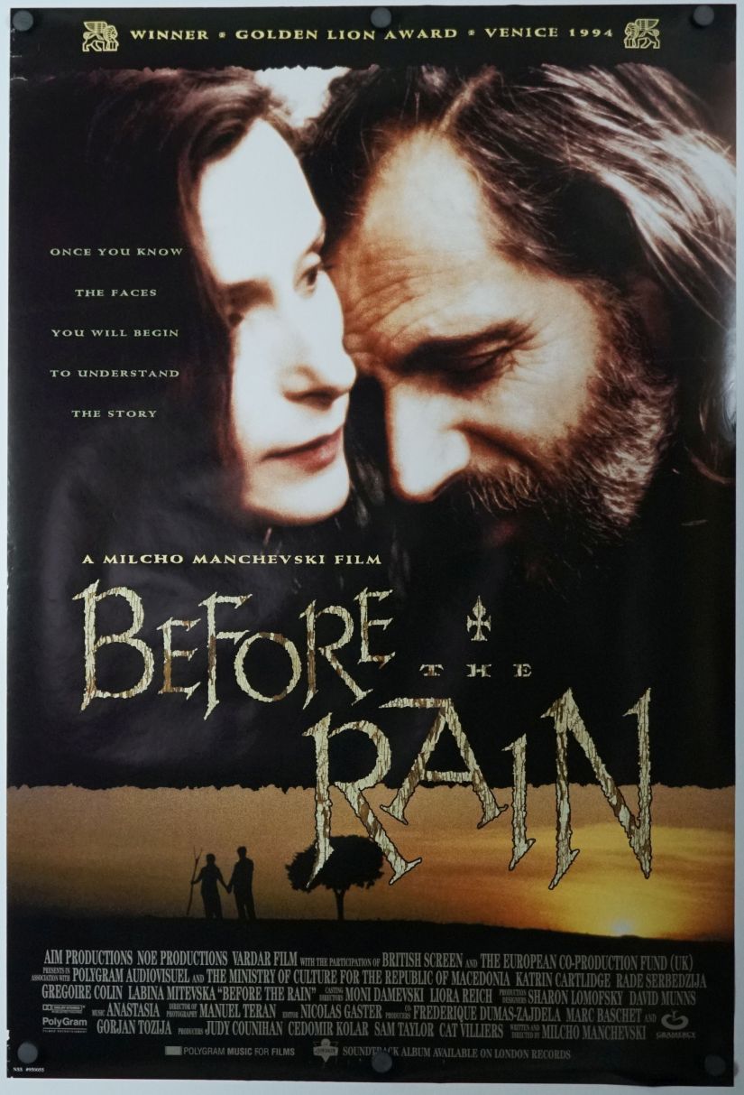 Before the Rain (1995) original theatrical movie poster - Final