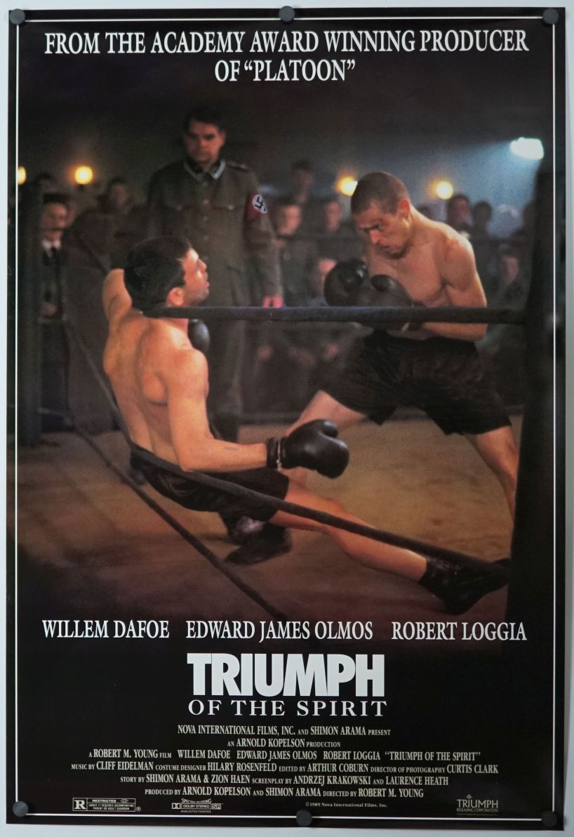 Triumph of the Spirit (1989) original theatrical movie poster - Final