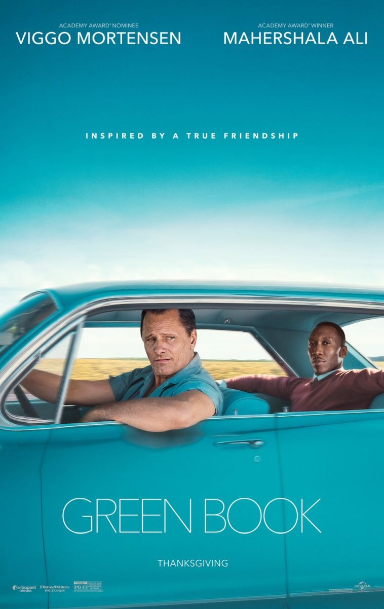 Green Book (2018) original theatrical movie poster - Advance