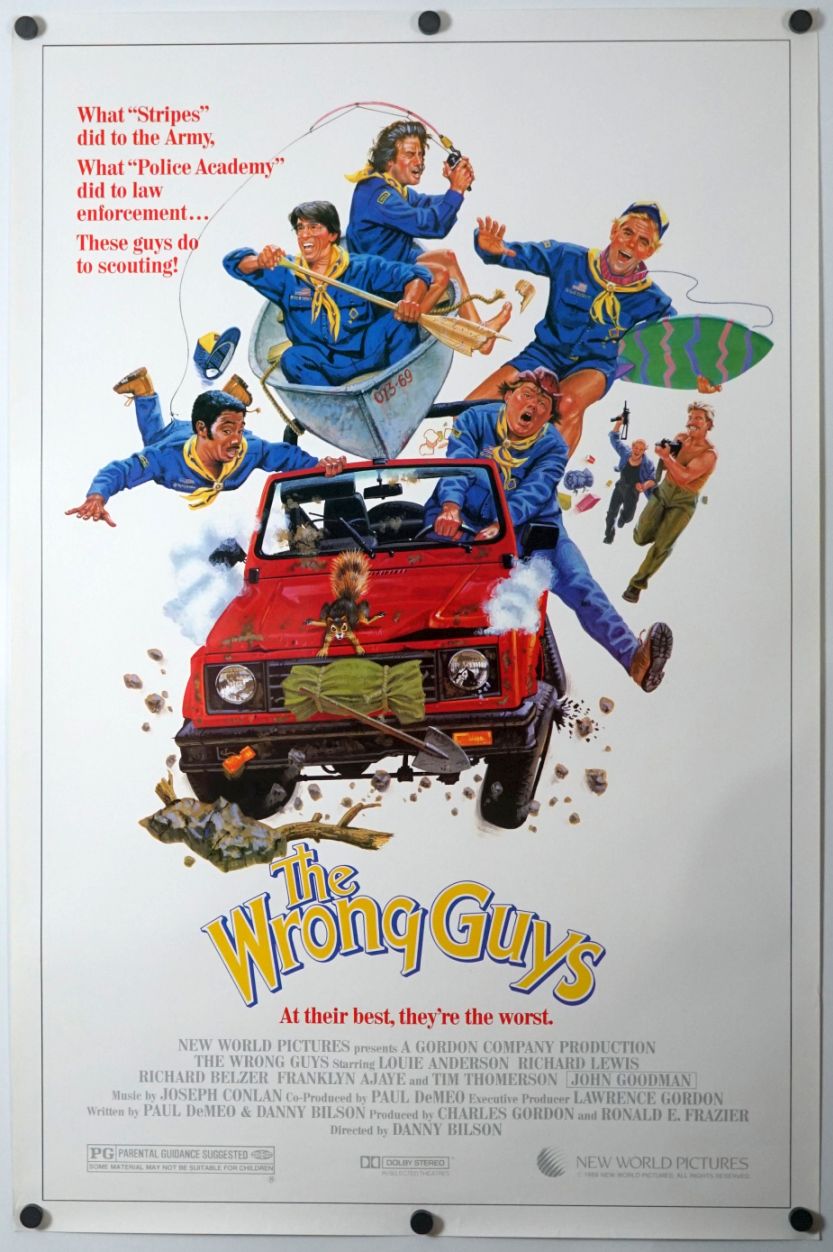 The Wrong Guys (1988) original theatrical movie poster - Final