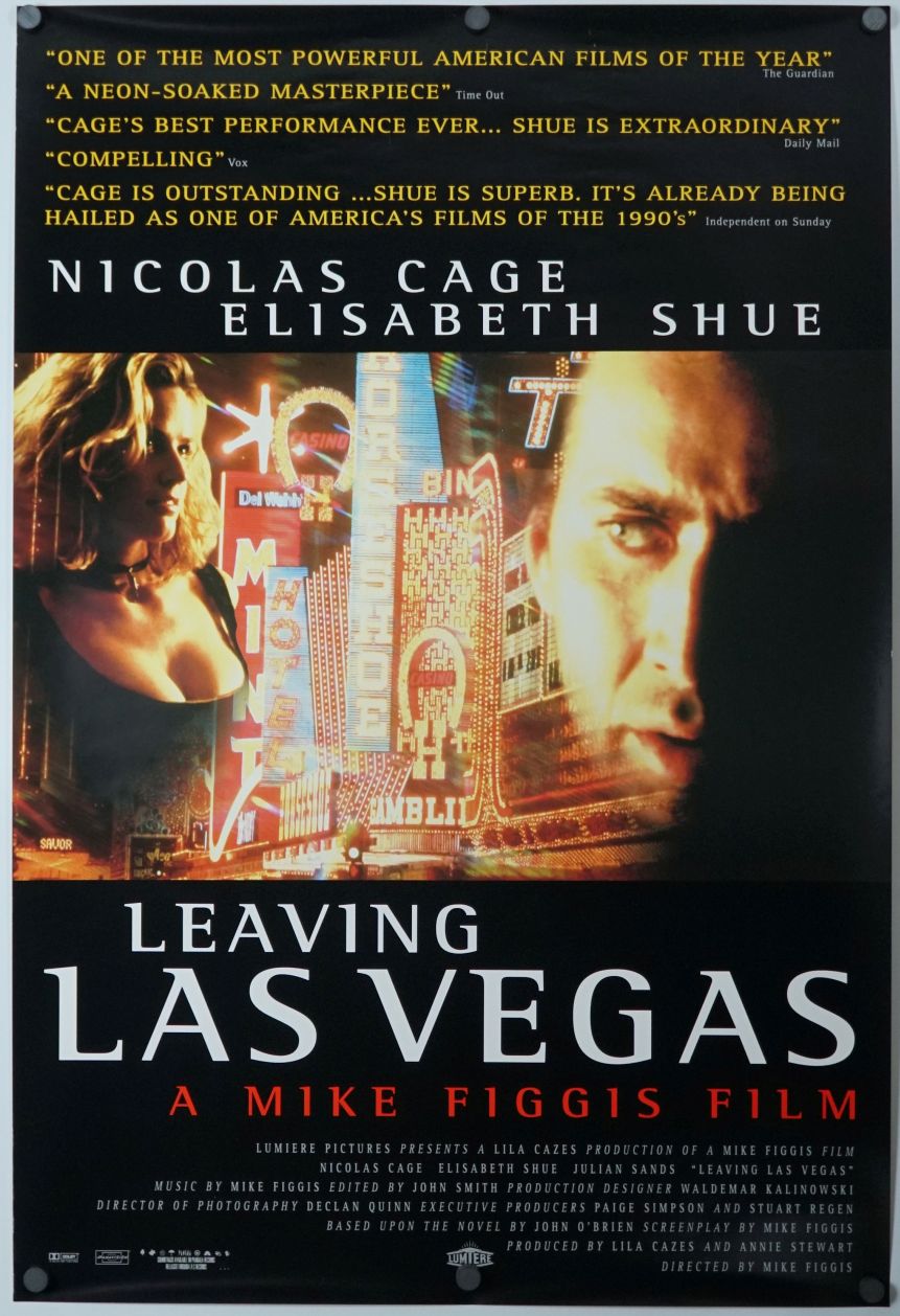 Leaving Las Vegas (1996) original theatrical movie poster - Final